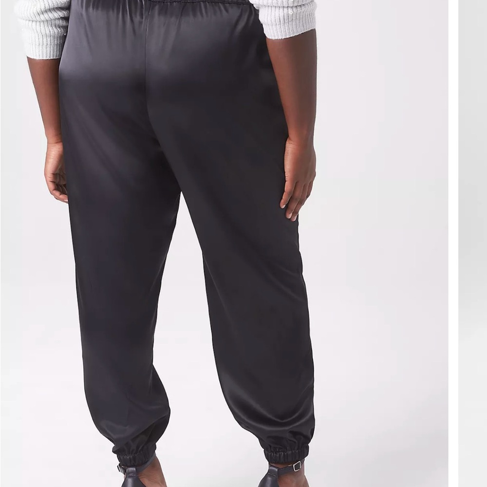 Lane Bryant Satin Jogger Pants - Picture 7 of 7